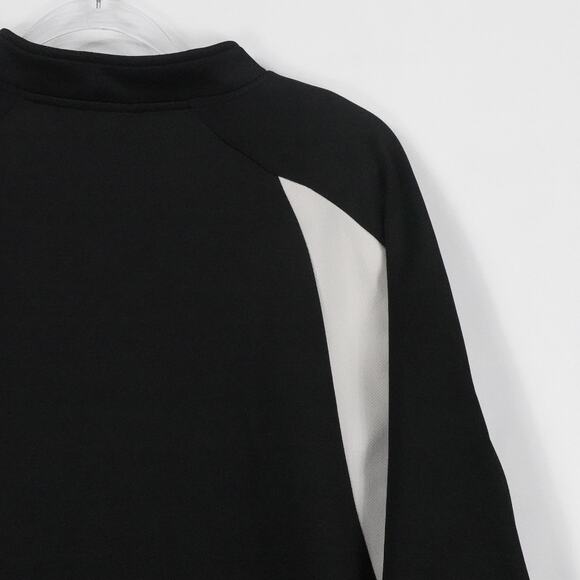 VTG San Antonio Spurs Mens Extra Large Black Warm Up Top NBA Basketball Adidas - Picture 9 of 16